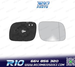 CRISTAL ESPEJO + BASE DERECHO VOLKSWAGEN VW TOUAREG 03-07