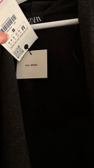 Capa Zara Gris Talla Única