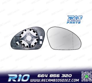CRISTAL ESPEJO BASE DERECHO SEAT LEON 03-05 CONVEXO