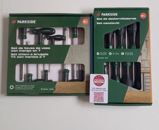Set de llaves y destornilladores Parkside nuevo