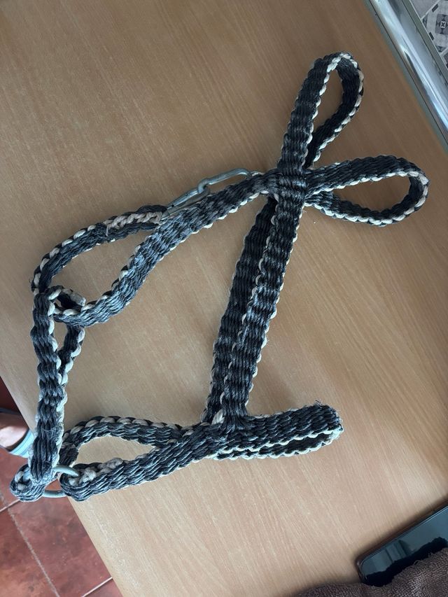 Cabezada para caballos trenzada