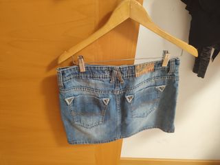 Falda vaquera corta