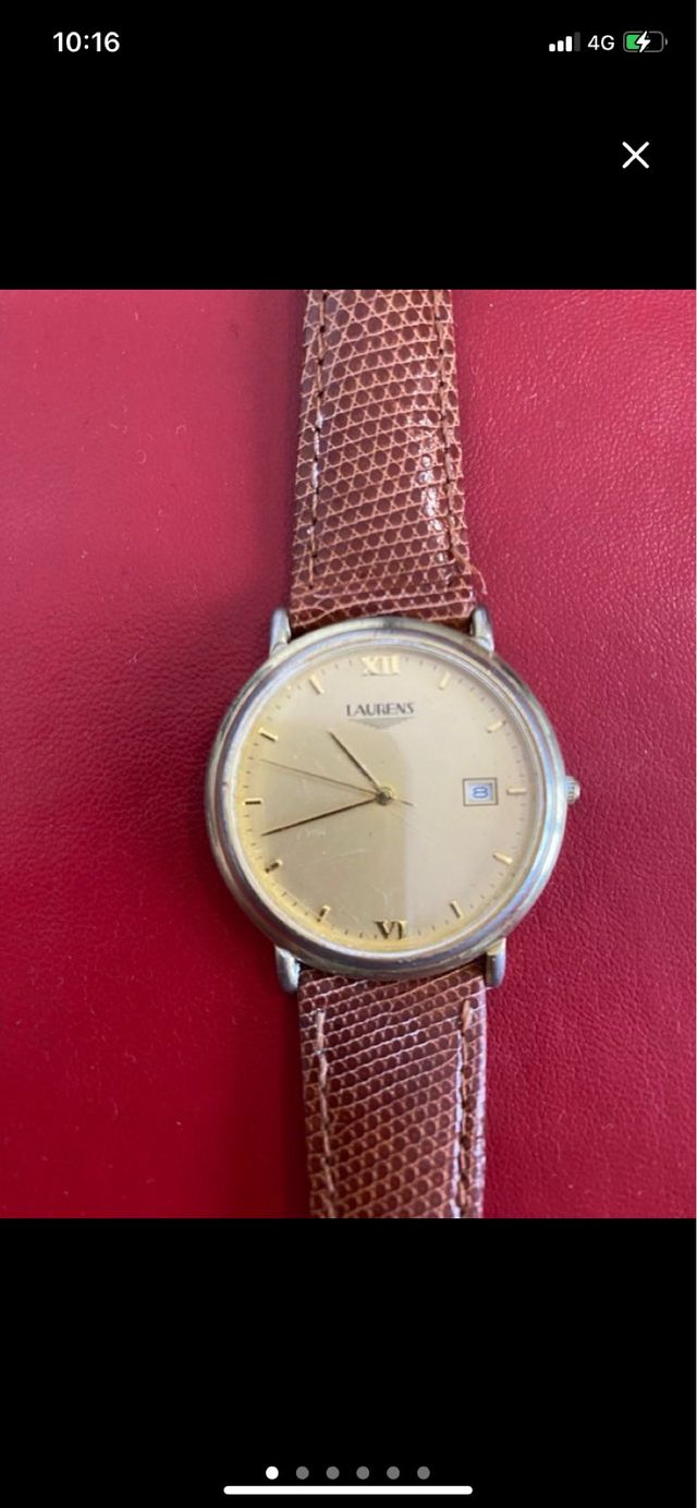 Orologio Laurens Uomo Oro Marrone