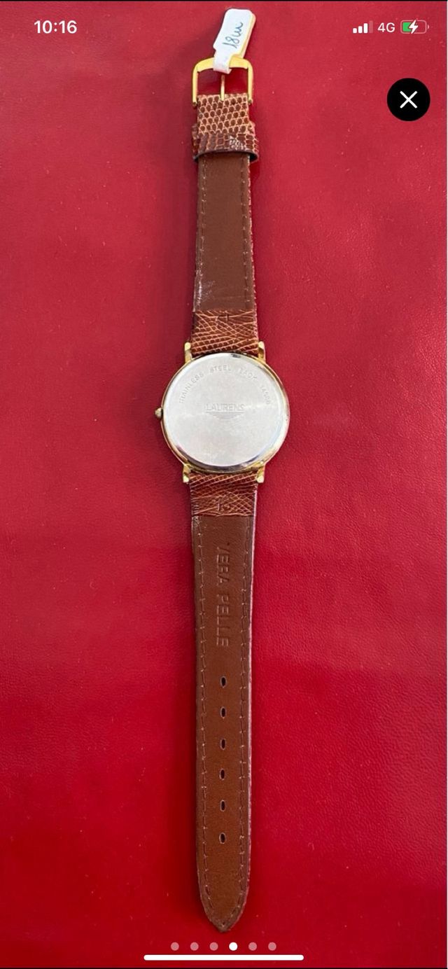 Orologio Laurens Uomo Oro Marrone