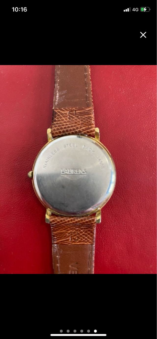 Orologio Laurens Uomo Oro Marrone