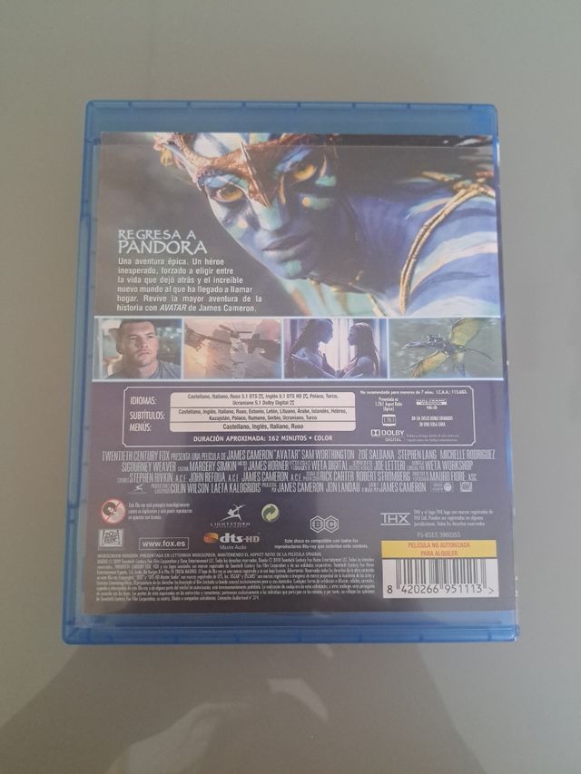 Avatar Blu-ray + DVD James Cameron