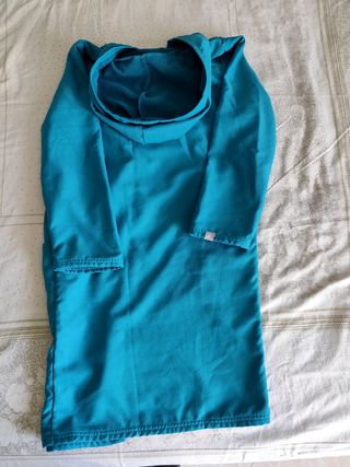 Accappatoio bambino blu con cappuccio