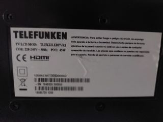 Televisor y Monitor para pc  Telefunken 22 HD