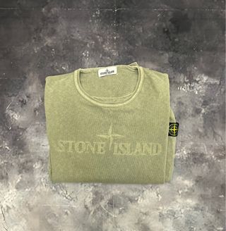 Stone Island Felpa Verde