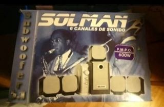 Equipo de sonido Solman con 6 canales de audio