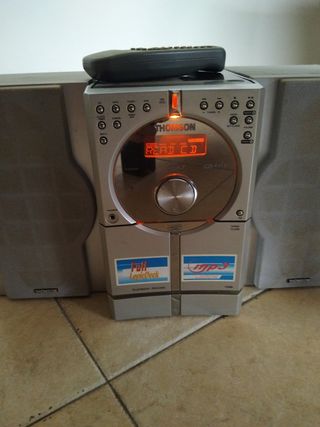 Minicadena Thomson MP3 Plata