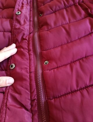 Anorak chica morado con capucha
