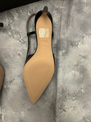 Scarpe Hugo Boss nere con logo