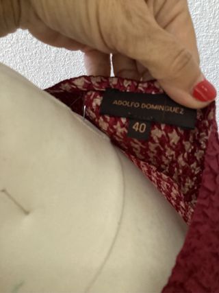 lote Vestido Adolfo Dominguez 40 y bolso