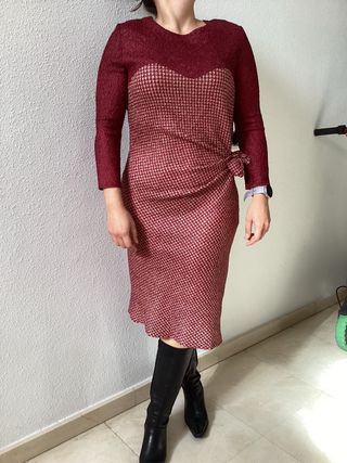 lote Vestido Adolfo Dominguez 40 y bolso
