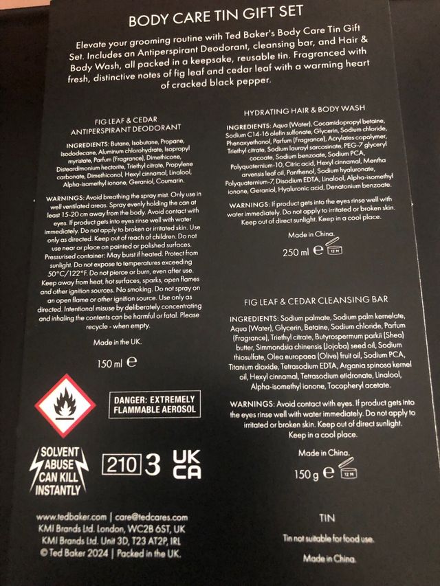 Caja de Regalo Ted Baker London