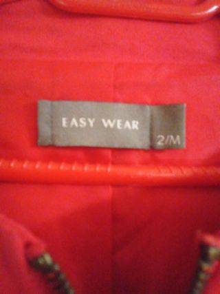 Chaqueta de entretiempo roja