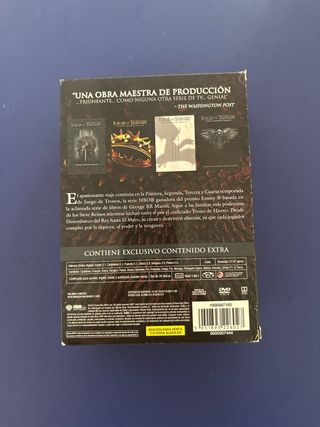 Juego de Tronos T1-4 DVD Español