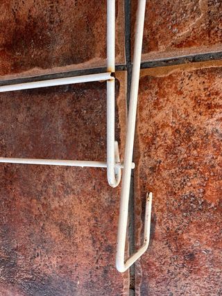 Tendedero para balcón blanco