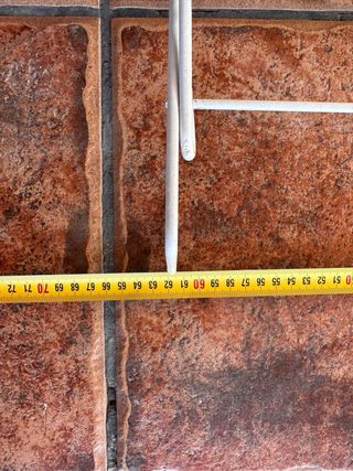 Tendedero para balcón blanco