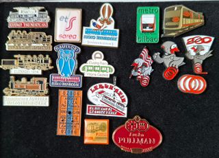 Pins Euskotren y Metro