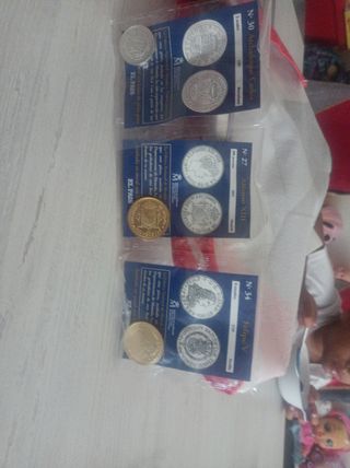 Lote 3 Monedas Colección El País