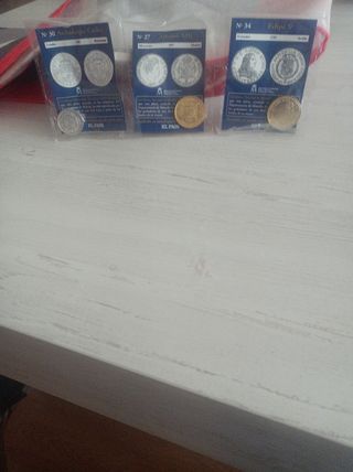 Lote 3 Monedas Colección El País