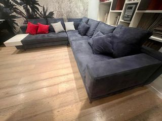 Divano artigianale modello WRITE con chaise longue