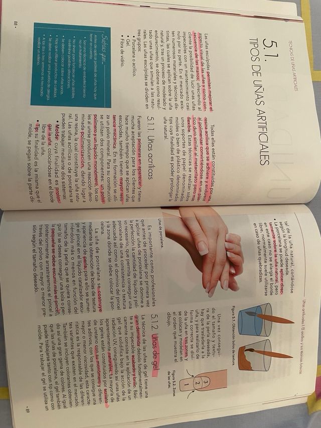 Técnicas de uñas artificiales