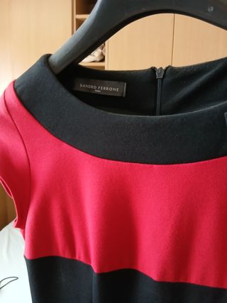 Abito donna rosso e nero