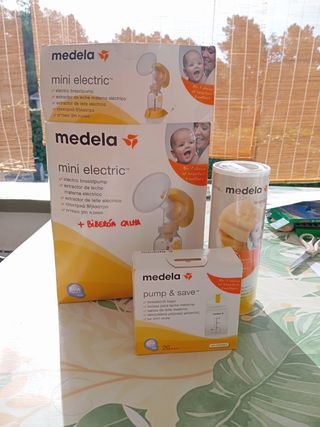 Pack Medela Sacaleches Mini Electric + Biberón Cal