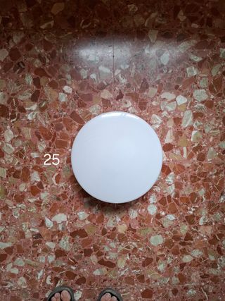 Aplique de cristal blanco estilo años 70