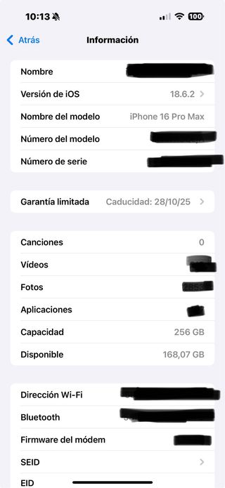 iPhone 16 Pro Max 256 GB beige