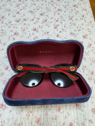 Estuche Gafas Gucci Azul