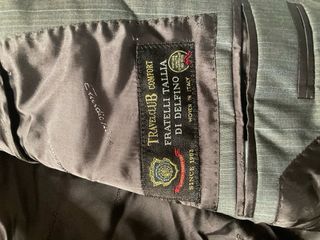 Chaqueta Americana Emilio Tucci Marrón Rayas