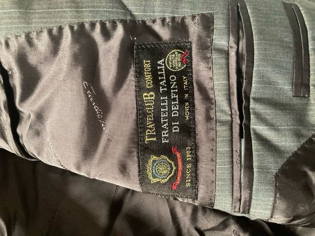 Chaqueta Americana Emilio Tucci Marrón Rayas