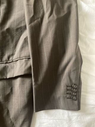 Chaqueta Americana Emilio Tucci Marrón Rayas