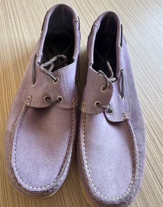 Pollini scarpe nautiche lilla