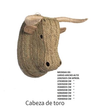Trofeo cabeza de toro
