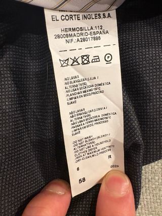 Traje Emillio Tucci Gris