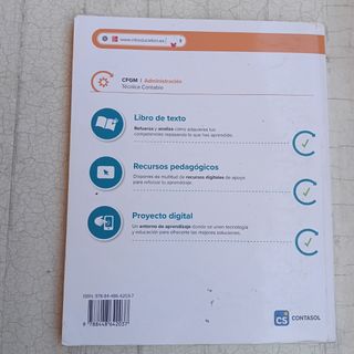 Libros para Grado Medio de 1° Gestión administrati