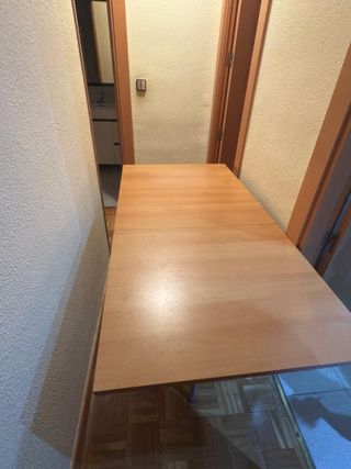 Mesa extensible de cocina madera