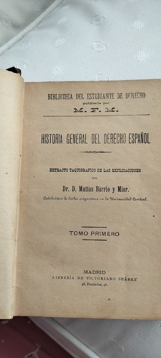 Historia General del derecho español