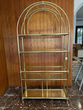 Estantería Vintage Cristal y Metal