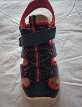 Sandalias Garvalín Azul/Rojo Talla 38
