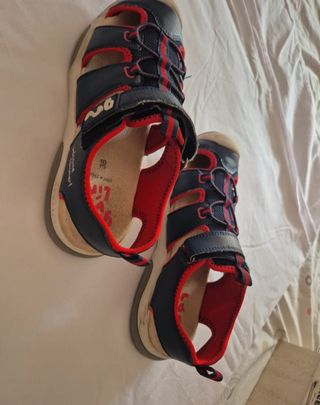 Sandalias Garvalín Azul/Rojo Talla 38