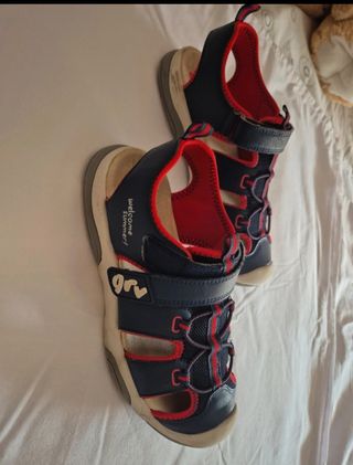 Sandalias Garvalín Azul/Rojo Talla 38