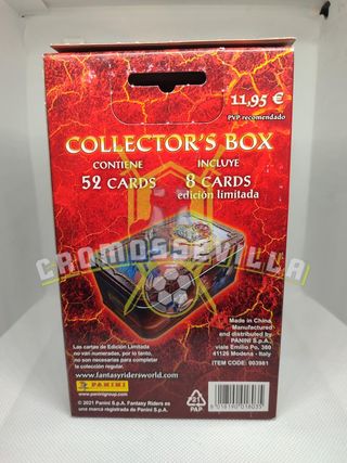 CAJA 50 SOBRES + COLLECTOR’S BOX FANTASY RIDERS 3