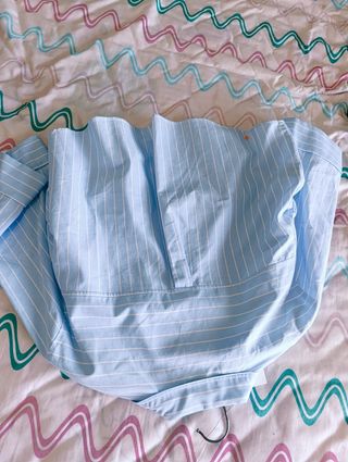 Camisa Zara rayas popelín Talla XS