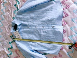 Camisa Zara rayas popelín Talla XS